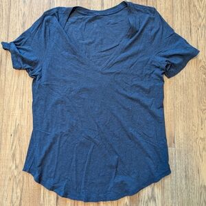 Women's V-Neck Love Tee - Navy